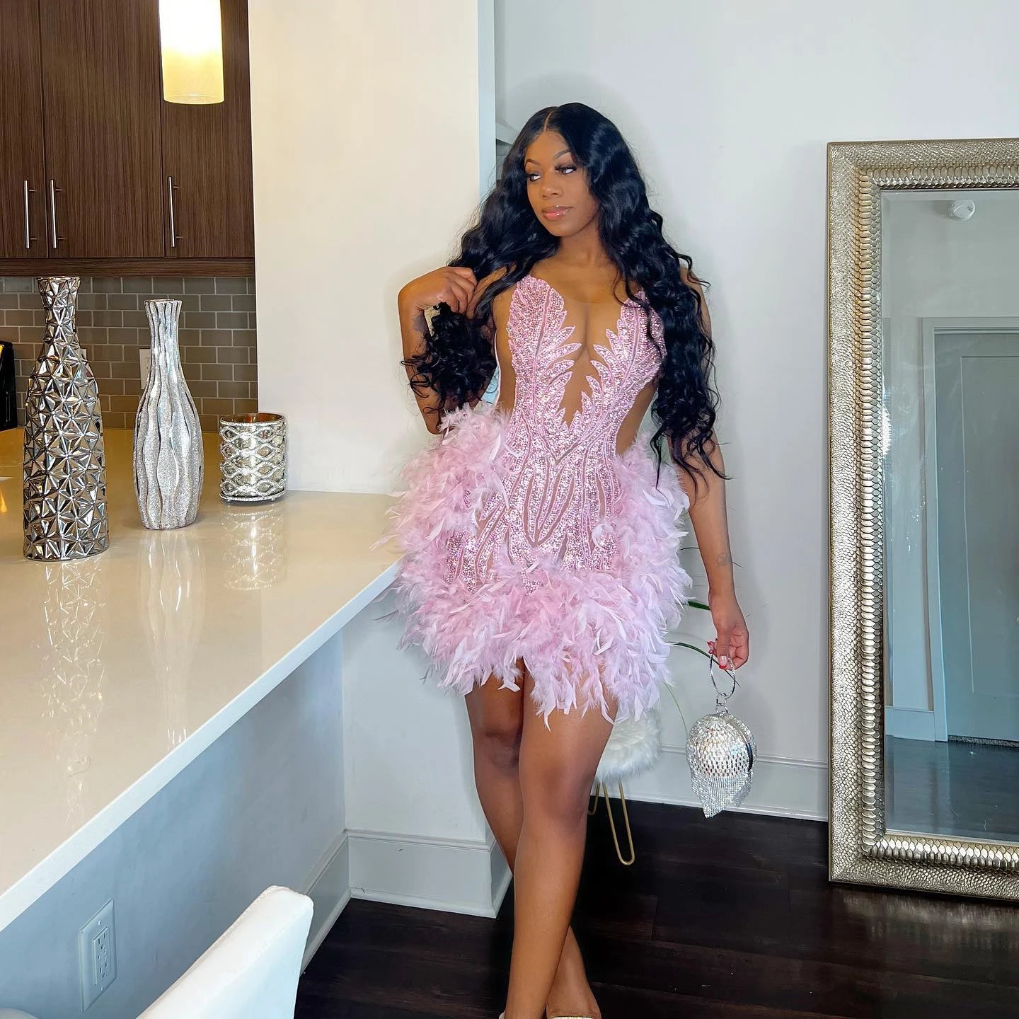 Birthday Pink Chic Dress Chic Pink Prom Dresses Hand Made Flowers 18th Birthday Outfits Birthday Pink Chic Dress Chic Pink Prom Dresses Hand Made Flowers 18th Birthday Outfits