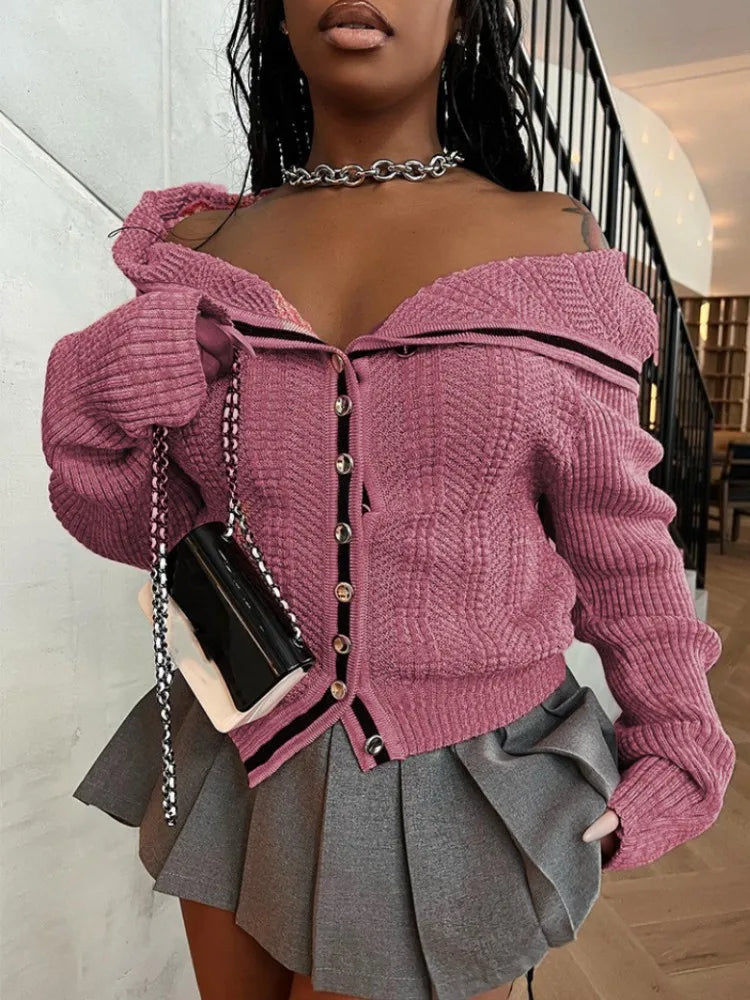 Hipster Hooded Short Cardigan